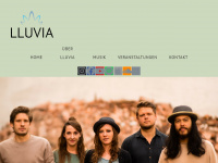 lluviamusic.de Webseite Vorschau
