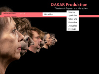 dakar-produktion.ch Webseite Vorschau