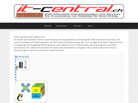 it-central.ch Webseite Vorschau