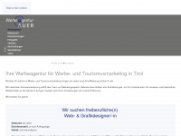 werbeagentur-auer.at Webseite Vorschau