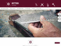 ritter-schleifservice.de Webseite Vorschau