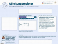 ableitungsrechner.net Webseite Vorschau