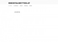 rheintalwetter.at Webseite Vorschau