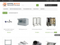 vitalback-shop.de Webseite Vorschau