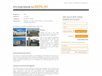 berlin-pflegeheime.de Webseite Vorschau