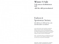 fashion-steiner.com Webseite Vorschau
