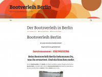 bootverleih.wordpress.com Webseite Vorschau