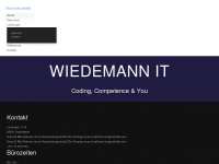 wiedemann-it.de Webseite Vorschau
