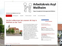 ak-asyl-weilheim.de Webseite Vorschau