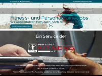 fitnesstrainerjob.at Webseite Vorschau