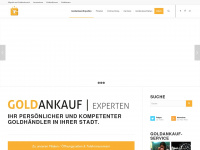 goldankauf.com.de Webseite Vorschau