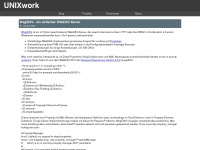 unixwork.de Webseite Vorschau