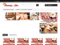 beauty-tan-shop.de Webseite Vorschau
