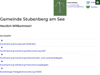 stubenberg.gv.at Webseite Vorschau