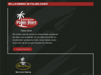 palms-diner.com Webseite Vorschau