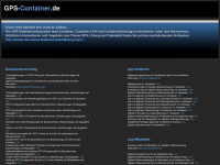 gps-container.de Webseite Vorschau