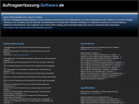auftragserfassung-software.de Webseite Vorschau