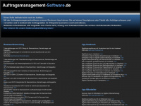 auftragsmanagement-software.de Webseite Vorschau