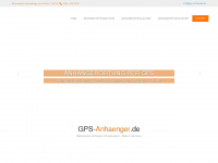 gps-anhaenger.de Webseite Vorschau
