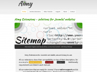 aimy-extensions.com Webseite Vorschau