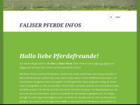 faliserpferdeinfos.wordpress.com Webseite Vorschau
