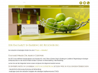 hausarzt-barbing.de Webseite Vorschau