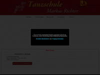 tanzschule-markus-richter.de Webseite Vorschau
