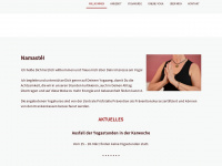 yogastudio-namaste.com Webseite Vorschau