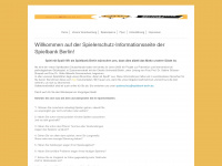 spielerschutz-berlin.org Webseite Vorschau