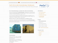 containerklaeranlage.de Webseite Vorschau