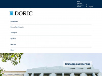 doric.com Webseite Vorschau