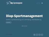 diop-sportmanagement.de Webseite Vorschau