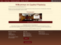 platzbraeu.at Webseite Vorschau