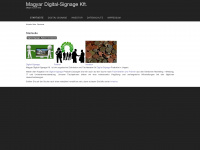 magyar-digital-signage.eu Webseite Vorschau