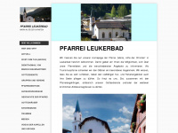 pfarrei-leukerbad.ch Webseite Vorschau