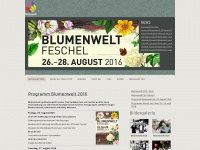 blumenwelt-feschel.ch Webseite Vorschau