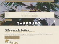 diesandburg.at Webseite Vorschau