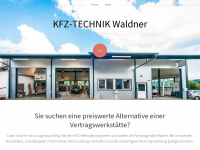 kfz-waldner.at Webseite Vorschau