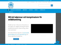 miltek.se Webseite Vorschau