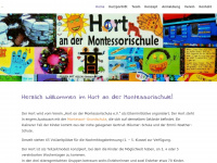 hort-an-der-montessorischule.de Webseite Vorschau