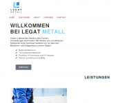 legat-metall.de Webseite Vorschau