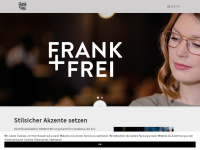 frank-frei.com Webseite Vorschau