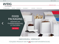 weig-packaging.de Webseite Vorschau
