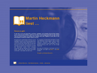 martin-heckmann-liest.de Webseite Vorschau