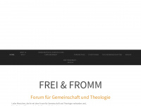 frei-und-fromm.de Webseite Vorschau