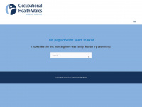 occupationalhealthwales.org