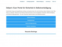 defport.com Webseite Vorschau