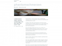 phantomschmerzen.wordpress.com Webseite Vorschau