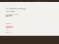hundeschule-finsaja.ch Webseite Vorschau
