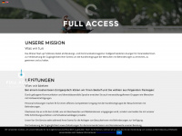 fullaccess.at Webseite Vorschau